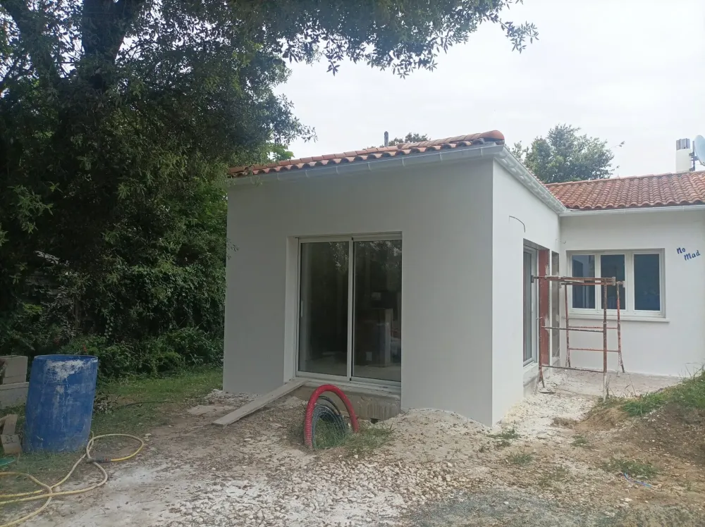 Extension en ossature béton